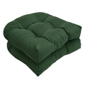 Waterproof Tufted Chair Cushions Set of 2 Black I760688
