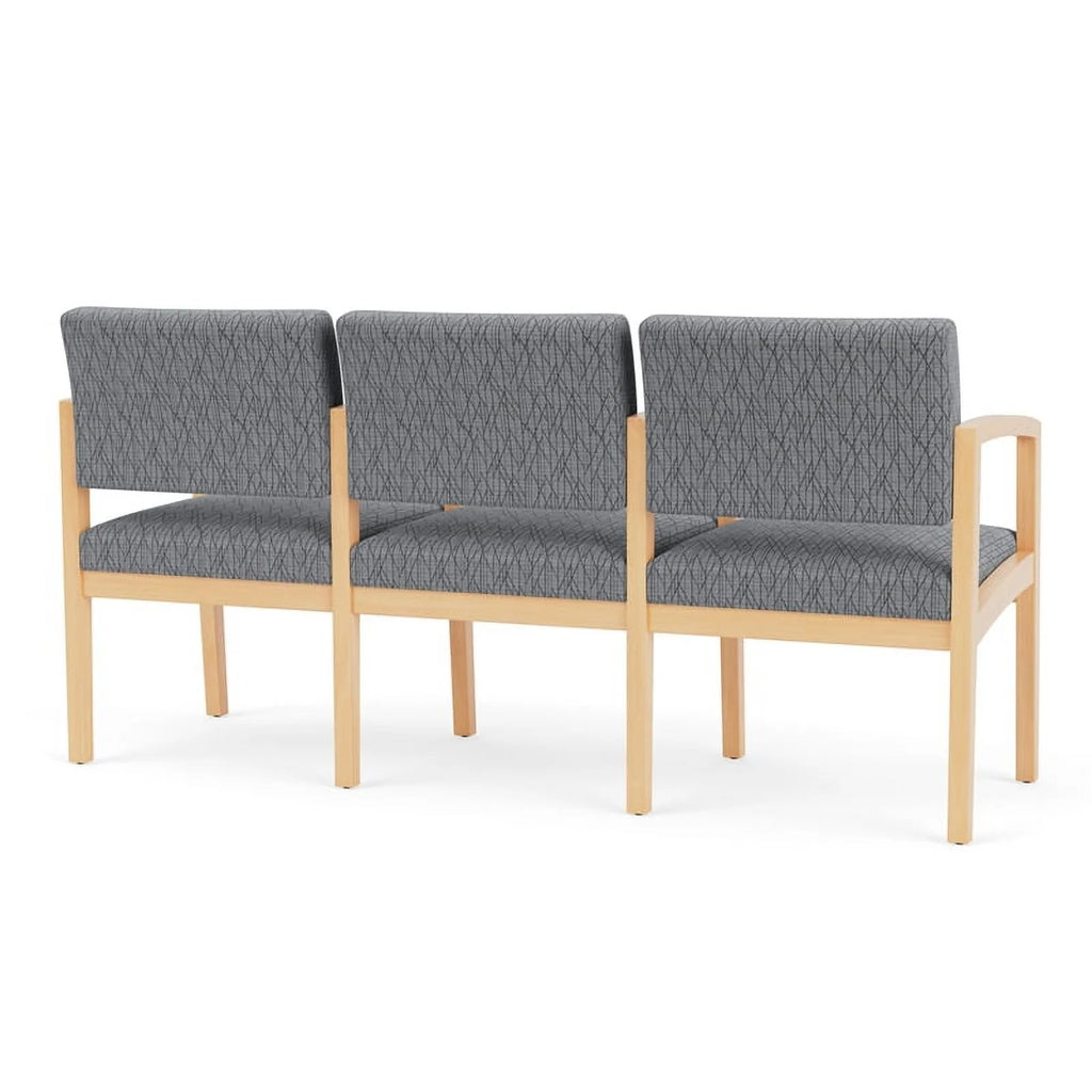 3-Seat Fabric Waiting Reception Tandem Seating I462