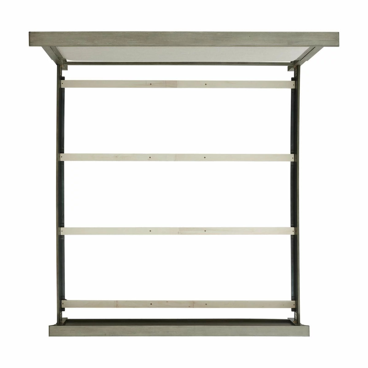 King Grey Wood Panel Bed U14101