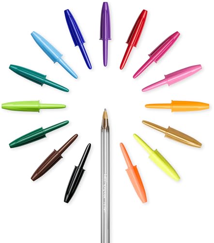 Multicolour Ballpoint Pens Wide Tip 1.6mm Pack Of 15 I157022