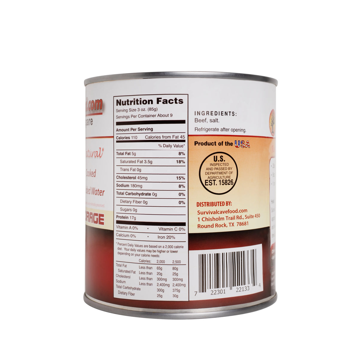 Canned Beef 28 oz 12 cans C99673