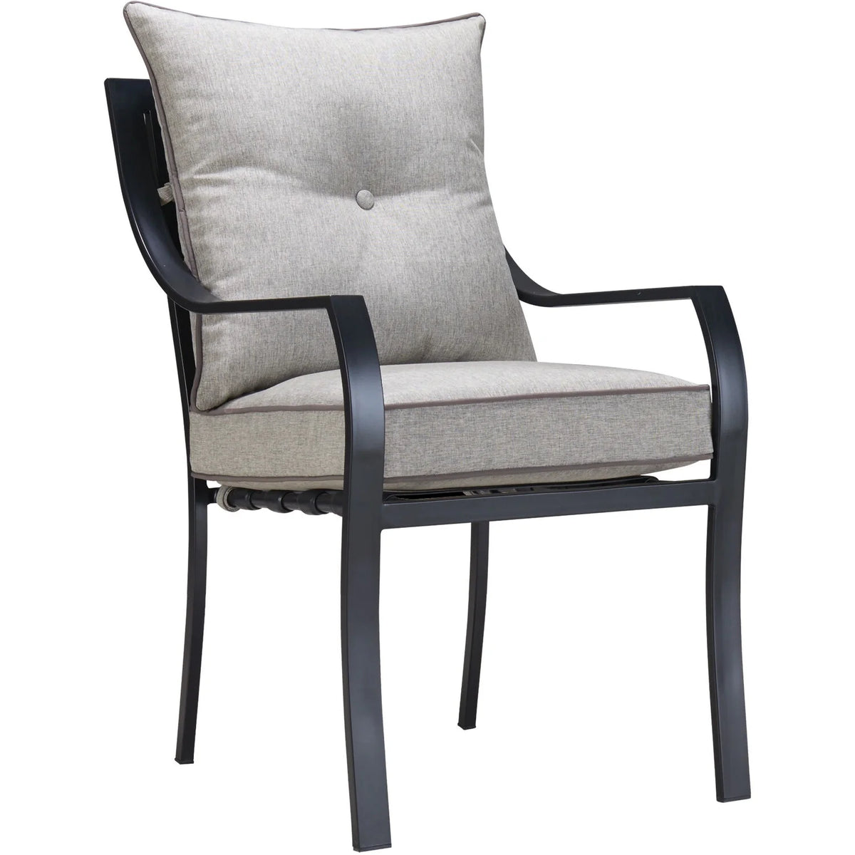 5-Piece Dining Set with 4 Chairs and Round Glass-Top Table C536059