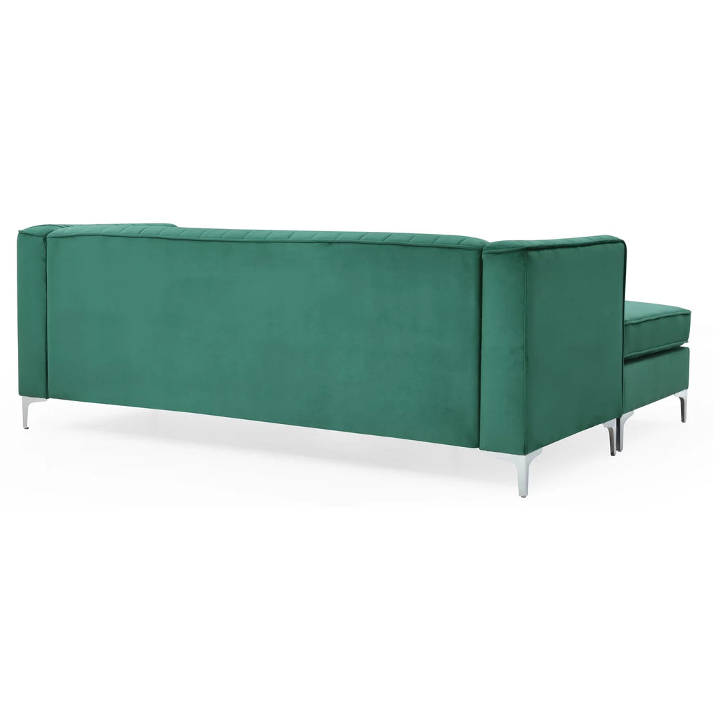 Green Sofa Chaise F455