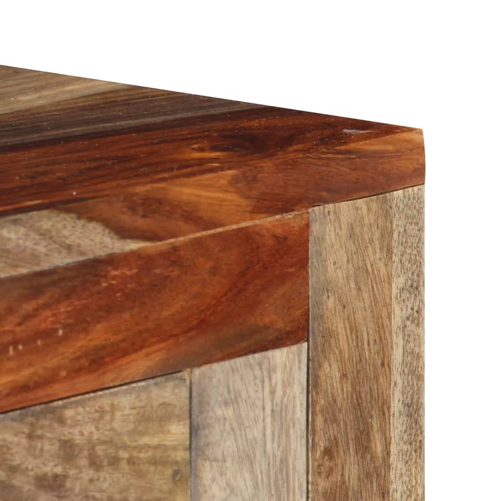 Solid Sheesham Wood Console Table with 3 Drawers A3711