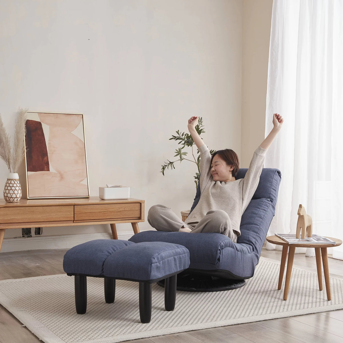 Floor Chair Single Sofa Reclining Chair C521