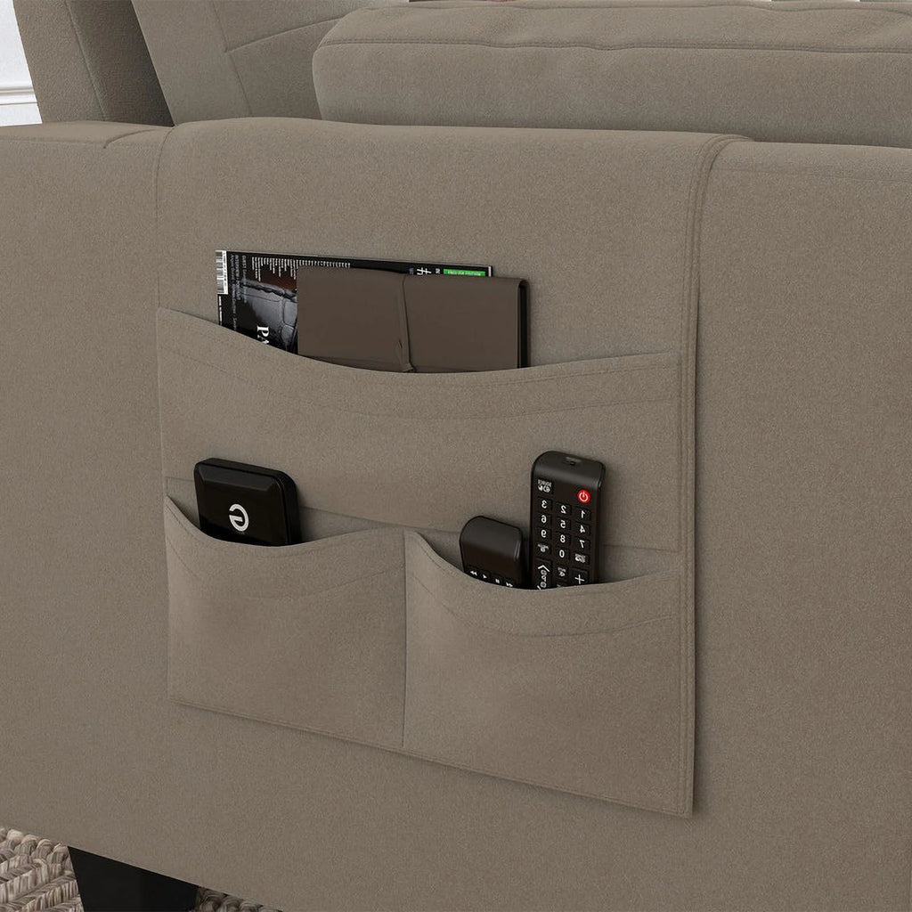 Reversible L-Shaped Sectional Sofa Couch U334