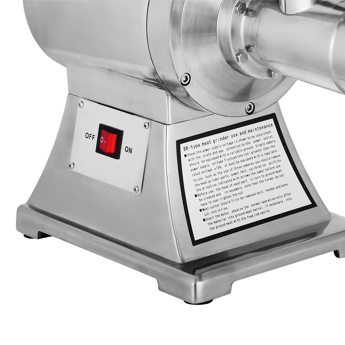 Commercial Electric Stainless Steel Meat Grinder 150 kg p/h 110V H6989