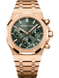 Pink Gold Khaki Green Dial Chronograph 41mm L1484