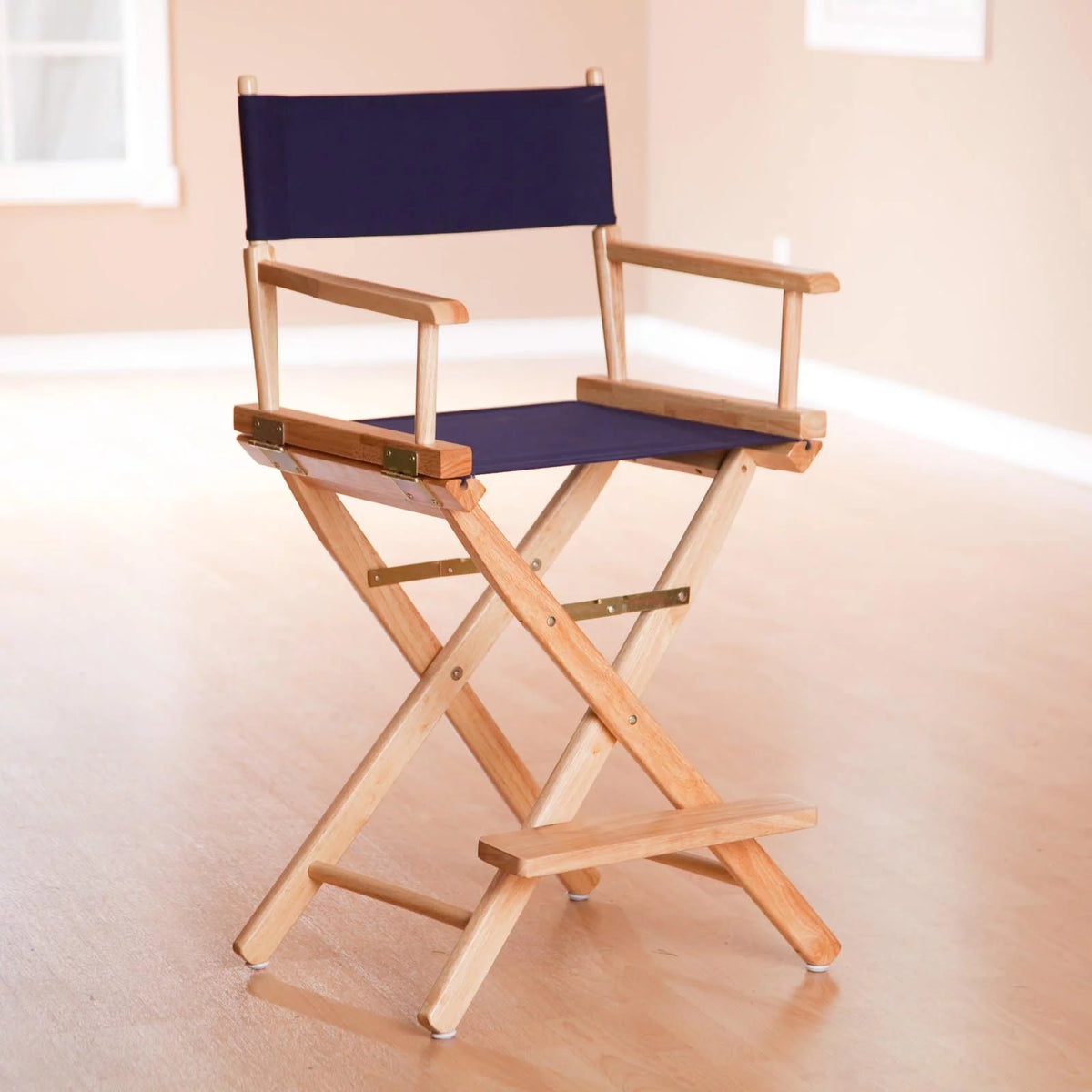 24 Inch Director's Chair Black Frame-Green Canvas L598