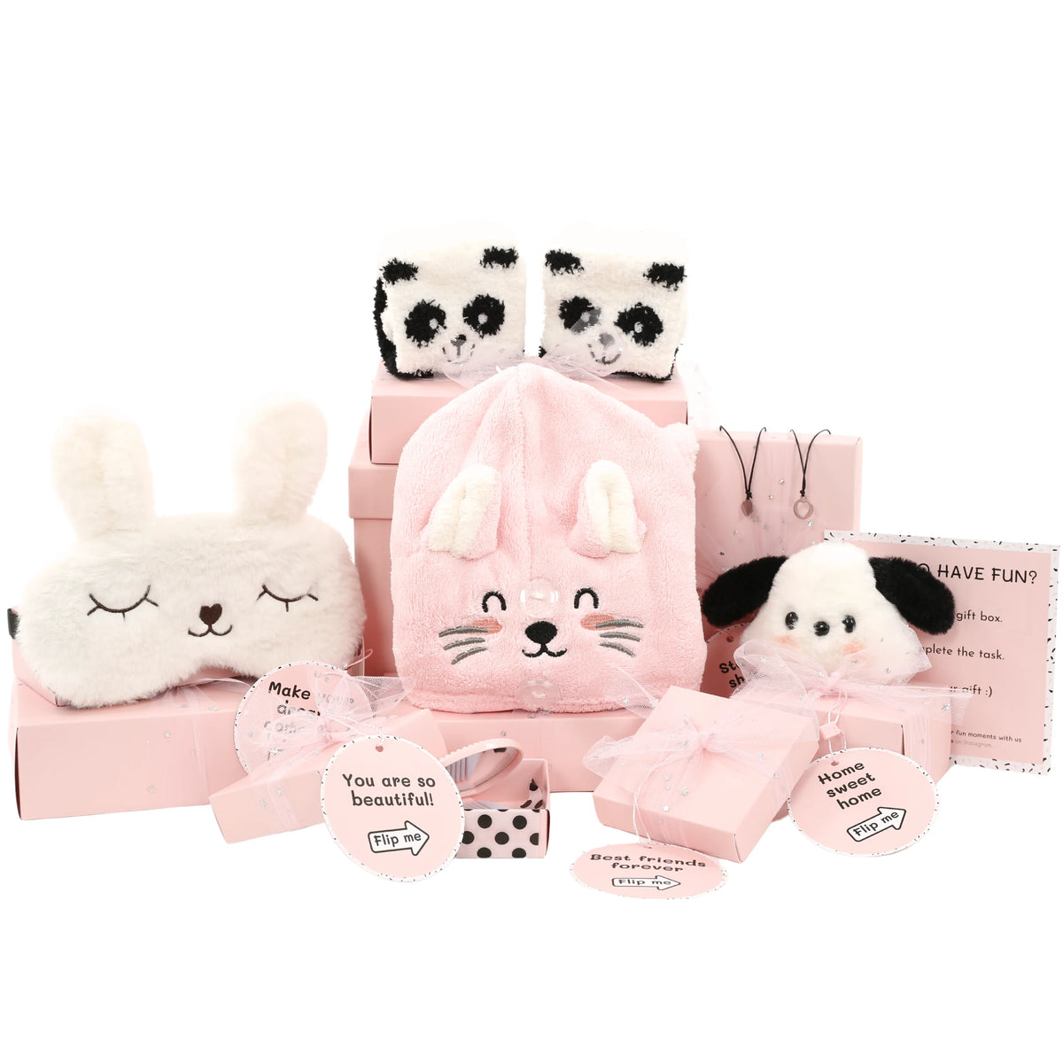 Pink 8 Wrapped Gifts in 1 Box S91623