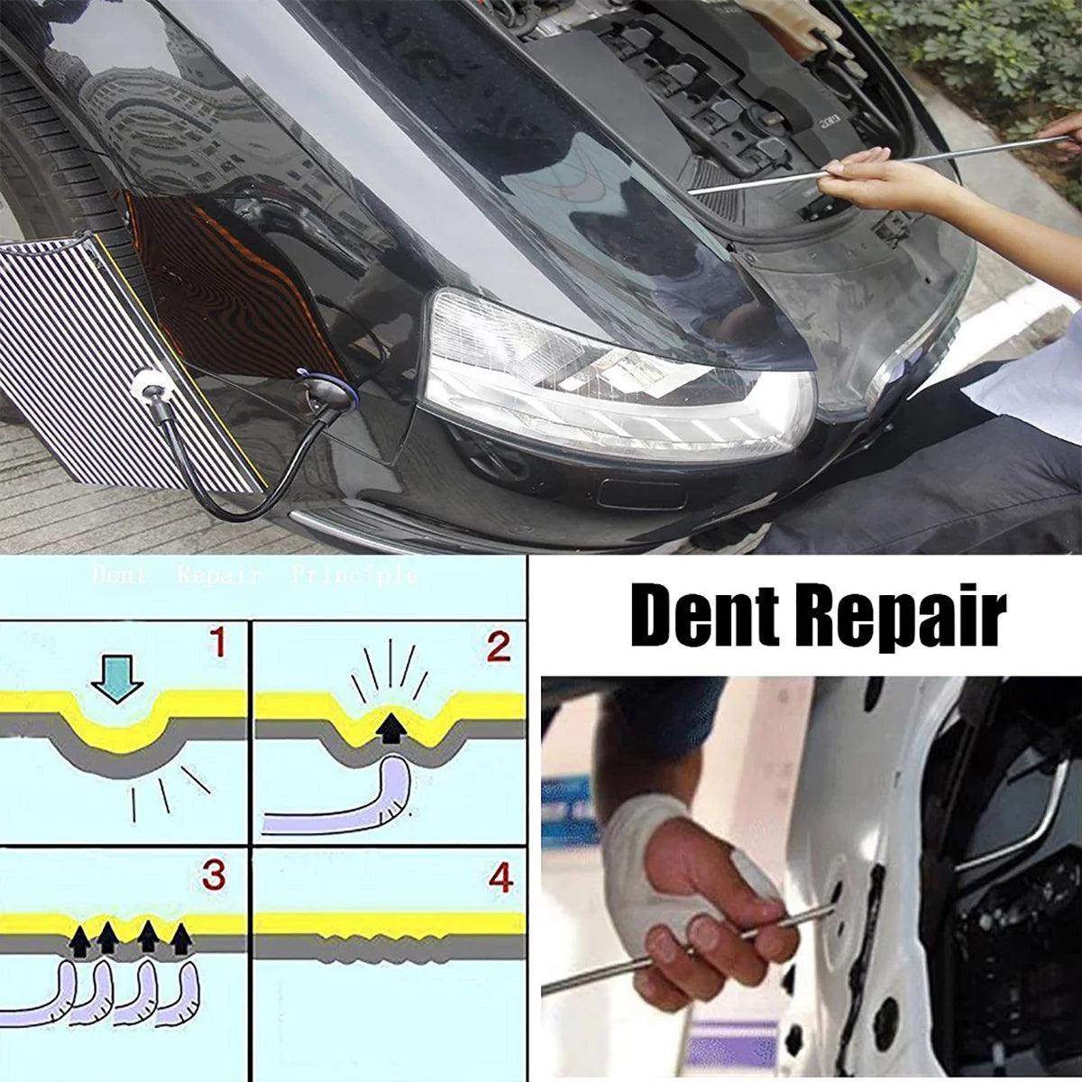 21 Pcs Paintless Dent Repair Tools Kit E3493