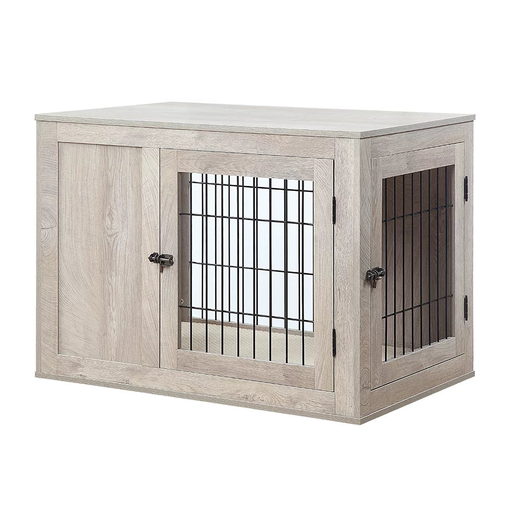 Wooden Dog Crate with Double Doors F3694