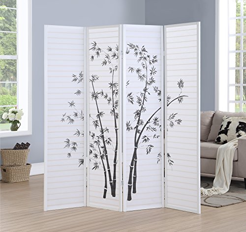 Black 3-Panel Shoji Room Divider Screen I805