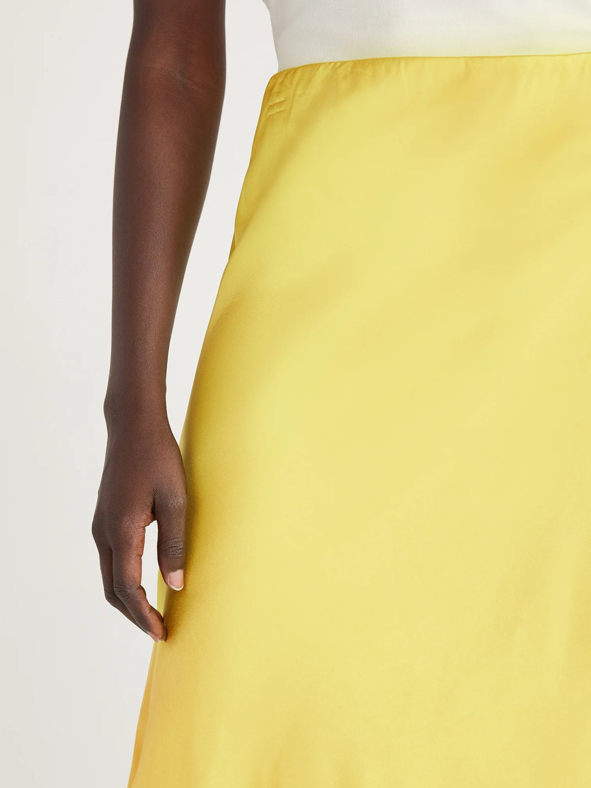 Bias Slip Midi Skirt W2820