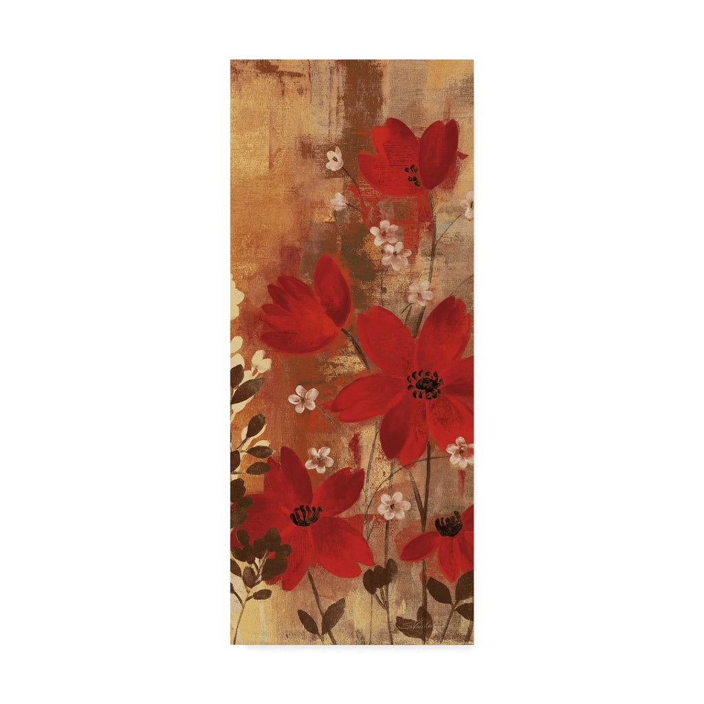 Floral Symphony Red I Canvas Art R197