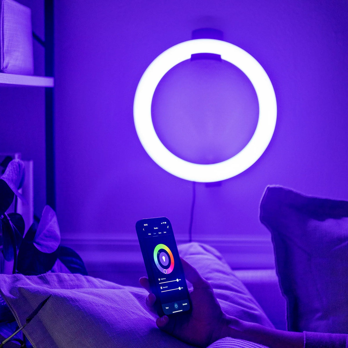 LED Ring Lamp and Vlogging Light Kit with Tripod Stand G482133