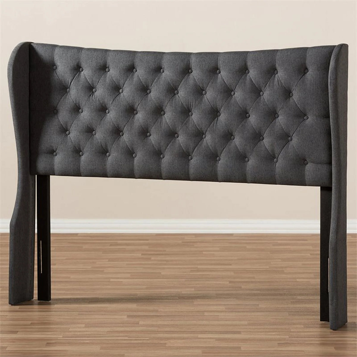 Queen Winged Panel Headboard in Dark Gray J177132