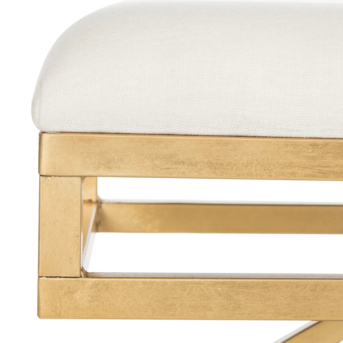 Light Beige Gold Solid Bench Q7449