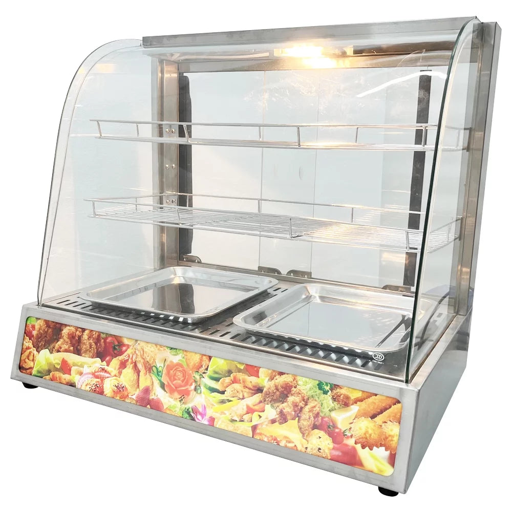3 Tiers Electric Food Warmer Display Cabinet S46372