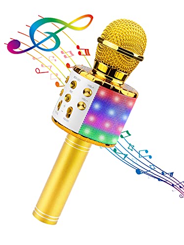 4 in 1 Wireless Microphone with LED Lights H346012