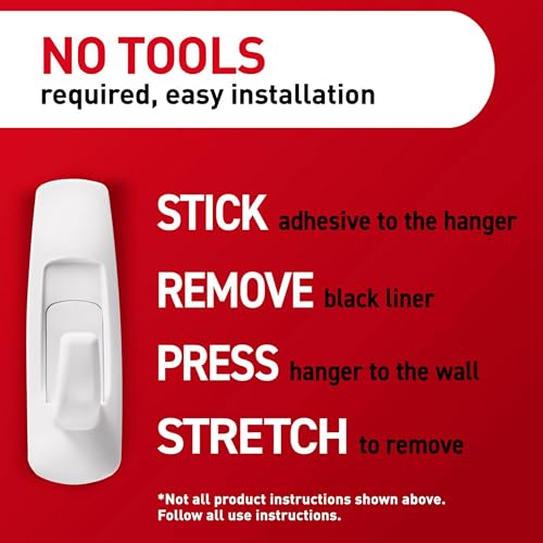 Large Utility Hooks, 7 Hooks, 12 Strips C6892