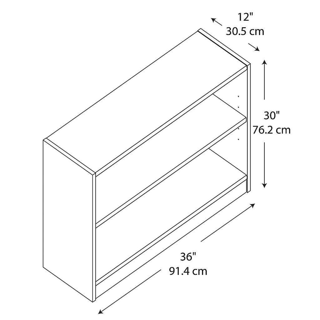2 Shelf Bookcase O50331
