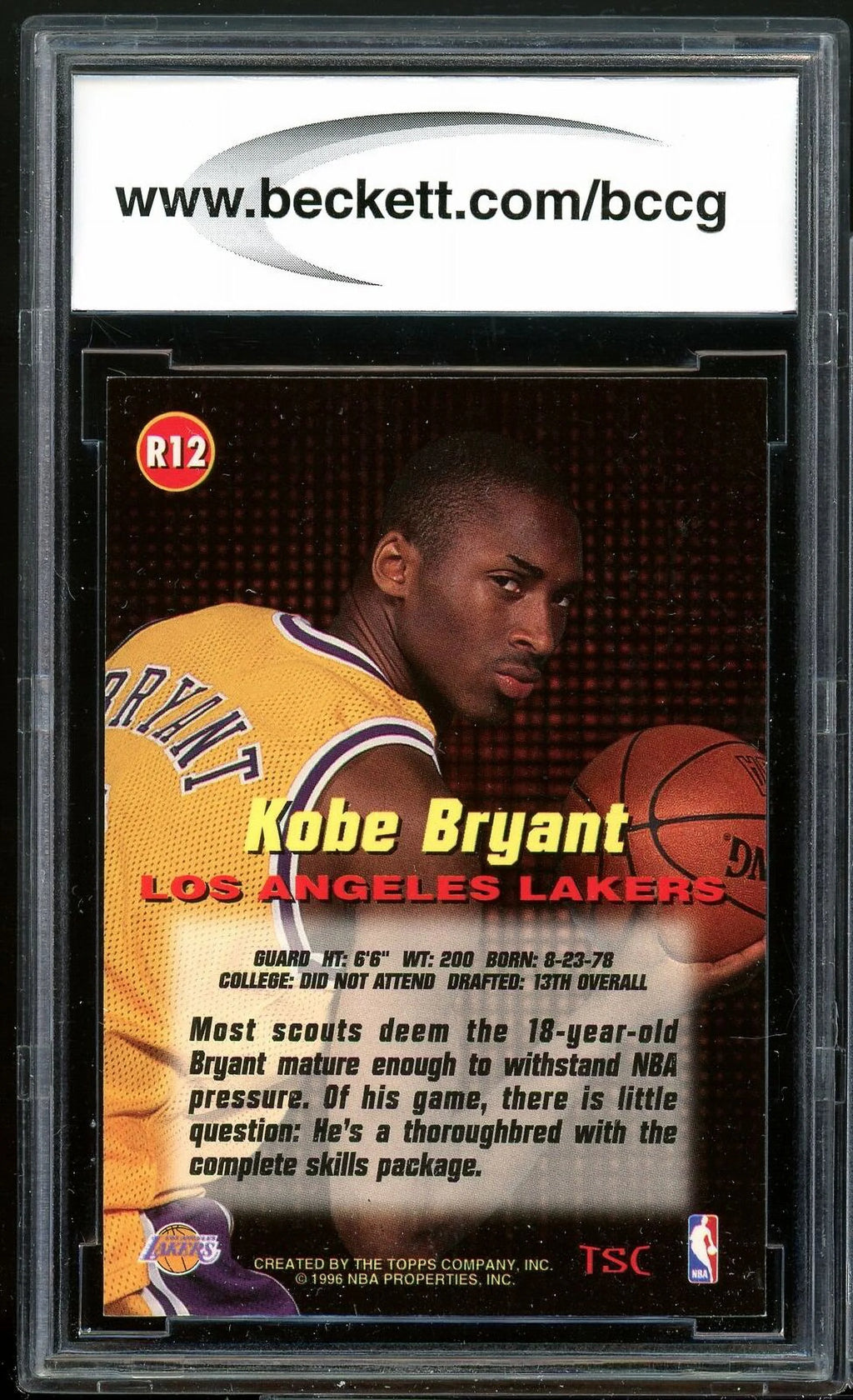 Kobe Bryant Rookie Card T145812