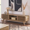 59" Oak TV Stand Console L651