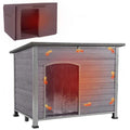 Insulated Outdoor Dog House with Liner W411119