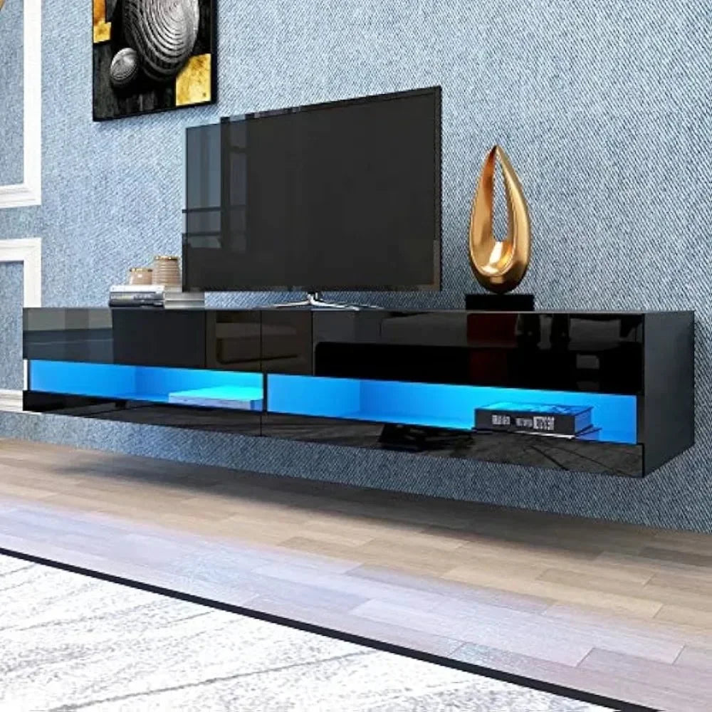 71-Inch Mounted Floating TV Stand Wall Cabinet Fits TVs Up to 80 Inches L12888