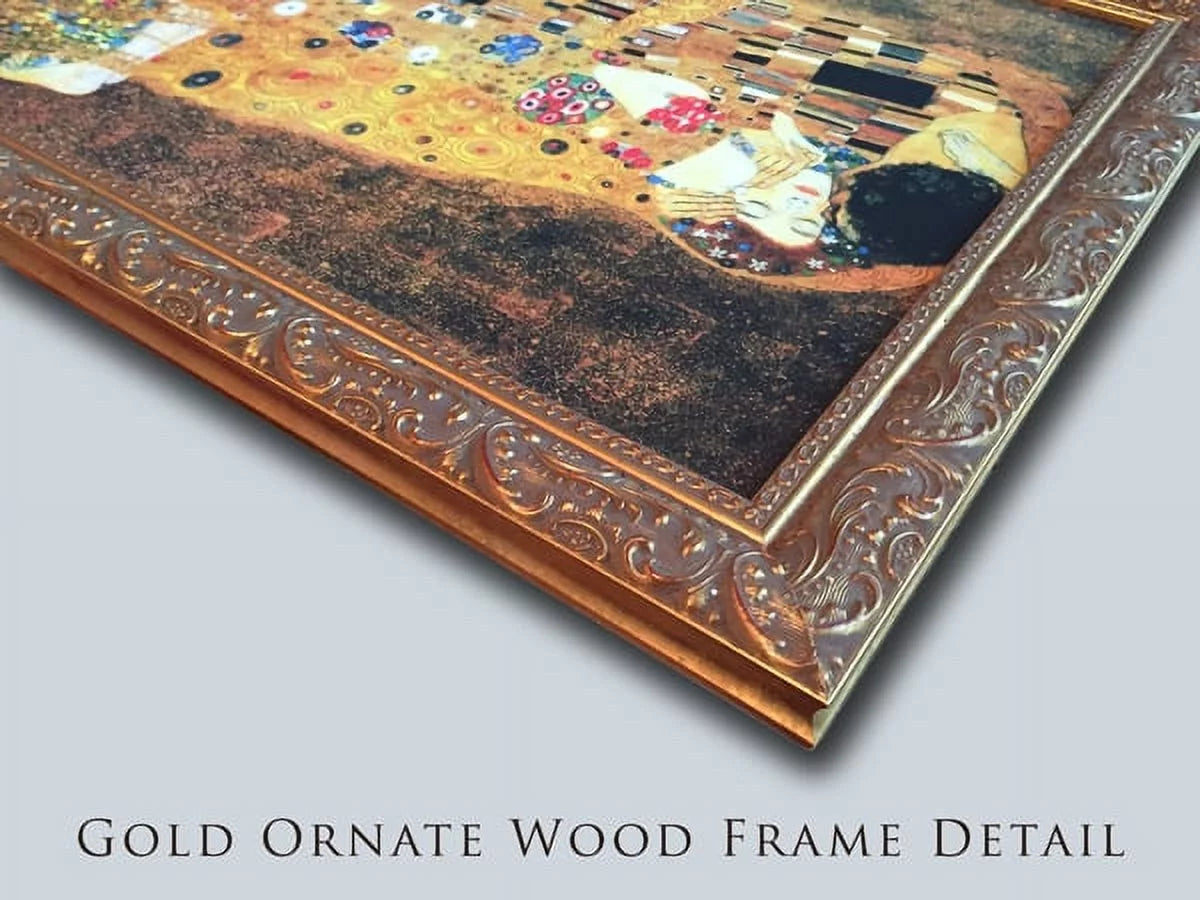 24x18 Gold Ornate Wood Framed Canvas Art H10305