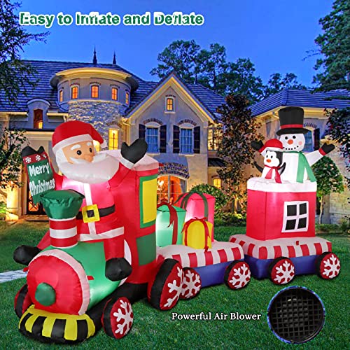 8 FT Inflatable Santa Claus with Candy and Gift Bag U668