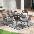 5 Piece Cast Aluminum Patio Dining Set J23685