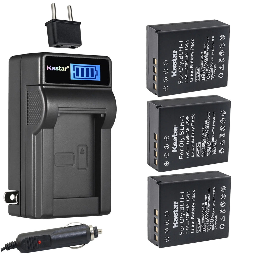 3-Pack Battery and LCD AC Charger G22357