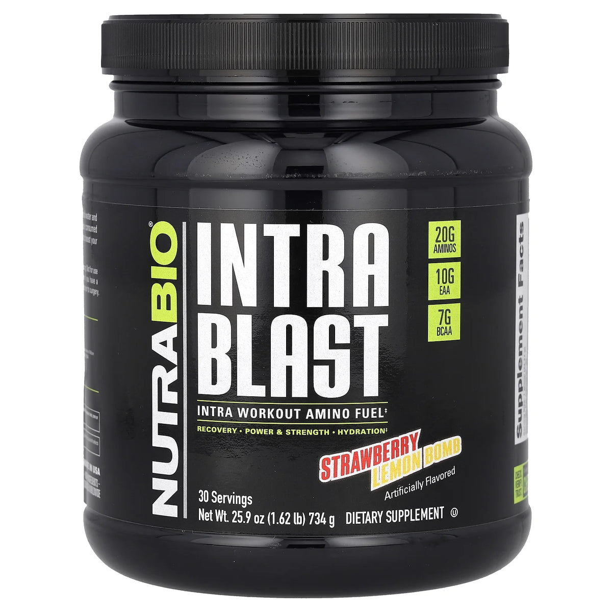 Intra Workout Amino Fuel Strawberry Lemon 1.62 lb D3127