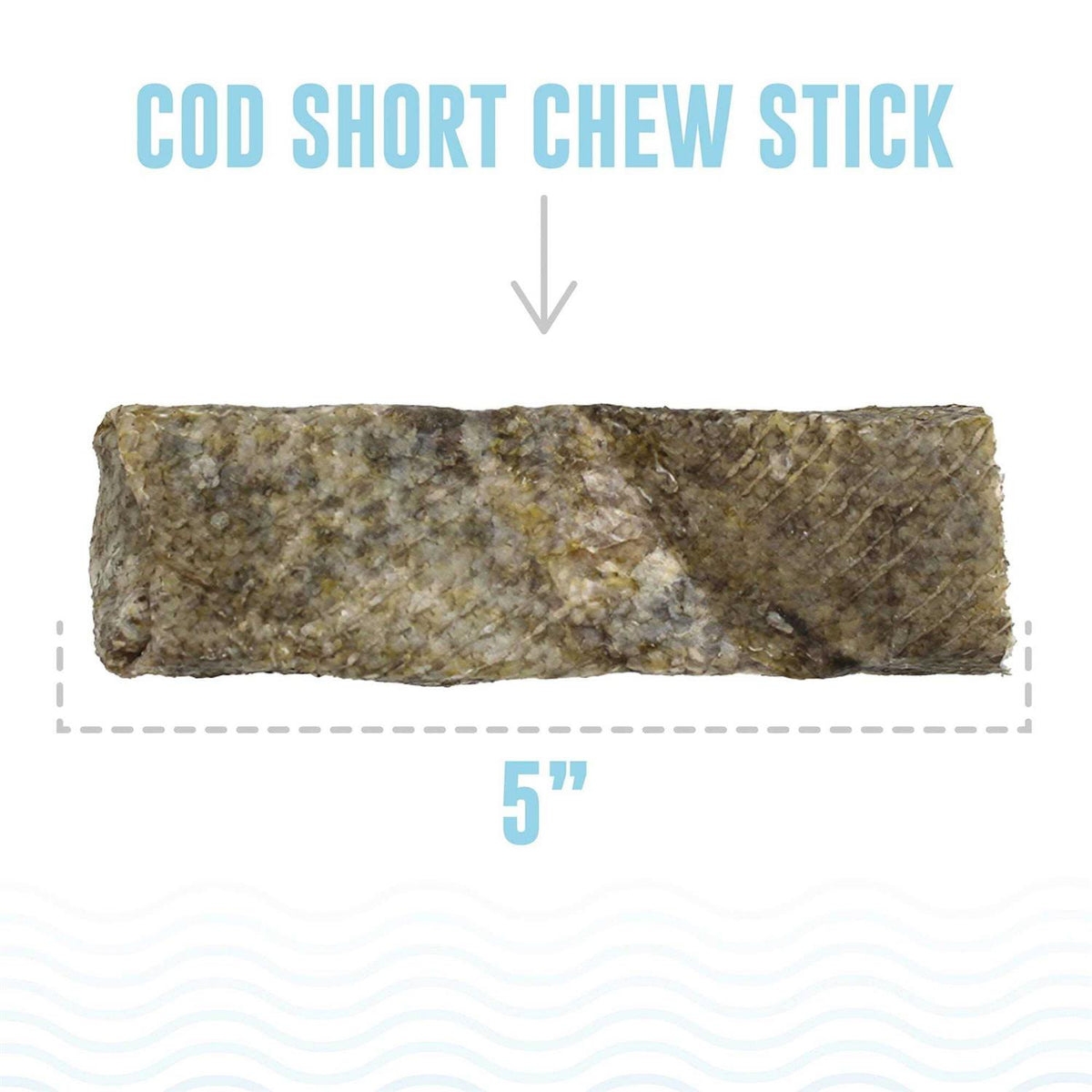 Hand Wrapped Cod Skin Dog Treats W47365