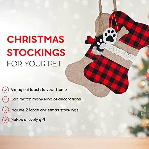Plaid Pet Stocking Pack of 2 U400
