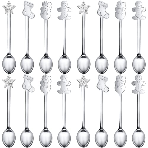 16 Pieces Stainless Steel Stirring Spoon V346