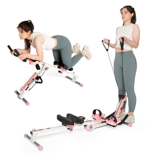 Foldable Rowing Machine with LED Monitor V69247