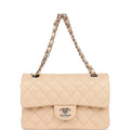 Beige Lambskin Flap Bag F966887