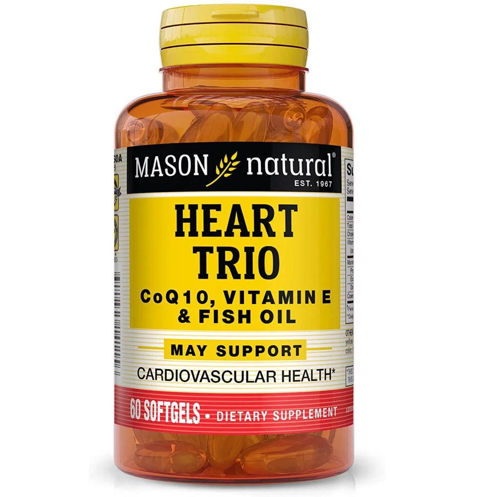 Co Q-10 Vitamin E and Fish Oil 60 Soft Gels E1929