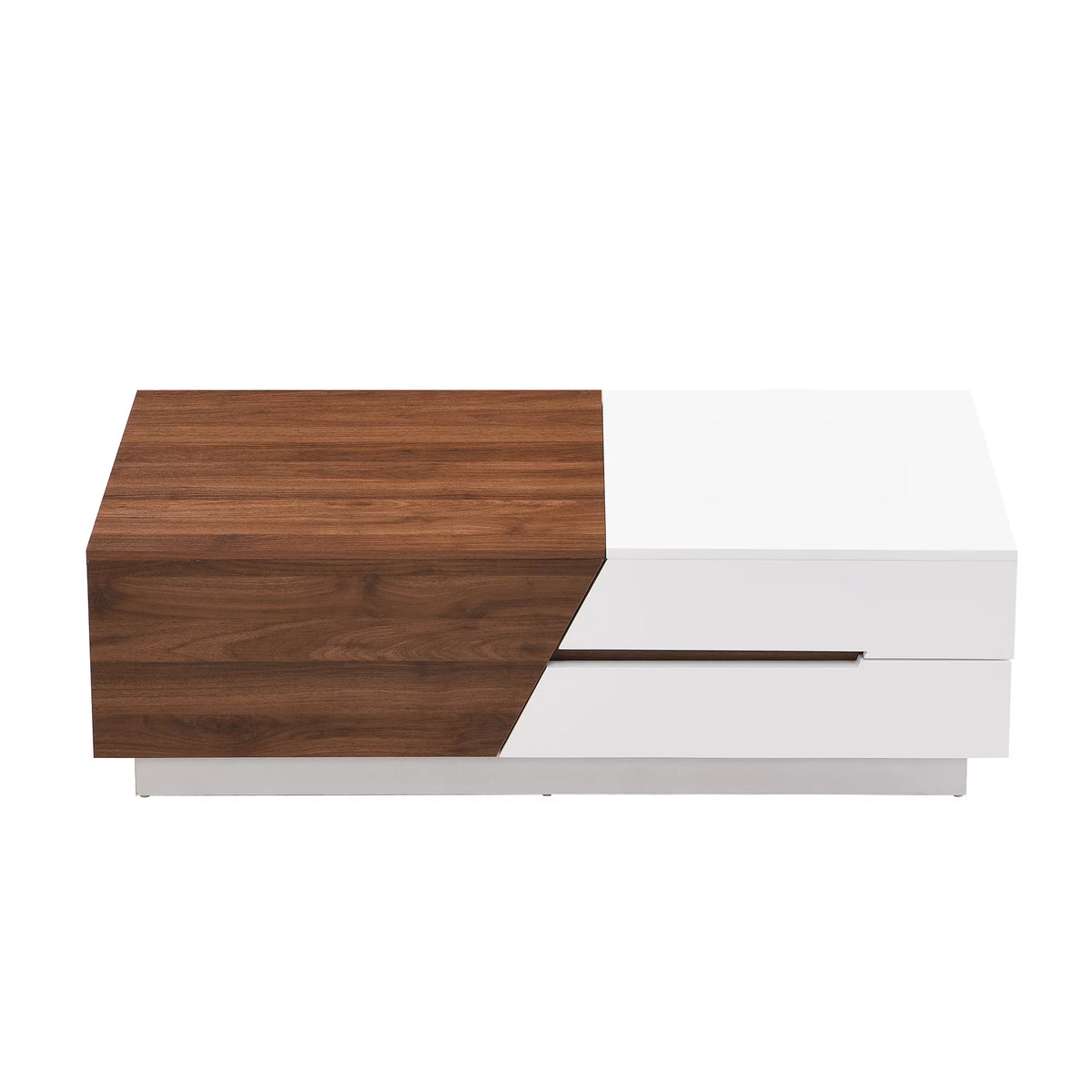 Extendable Coffee Table with Sliding Top and Storage Drawers J182