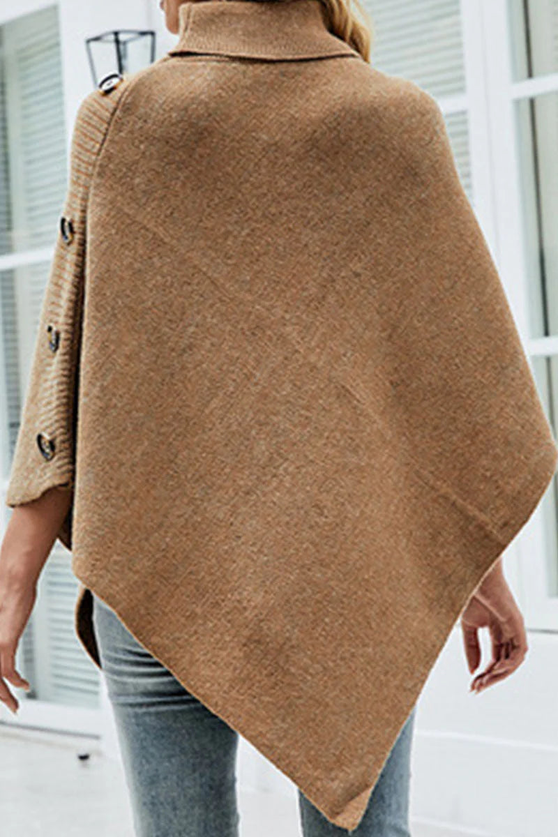 Solid Turtleneck Outerwear A668254