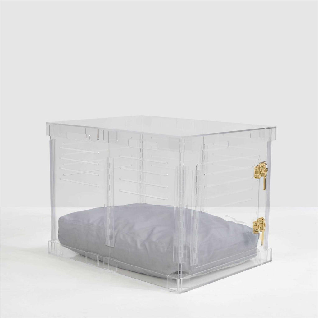 Clear Dog Crate to Gate J11009