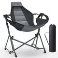 Black Folding Hammock Camping Chair with Cup Holder K939