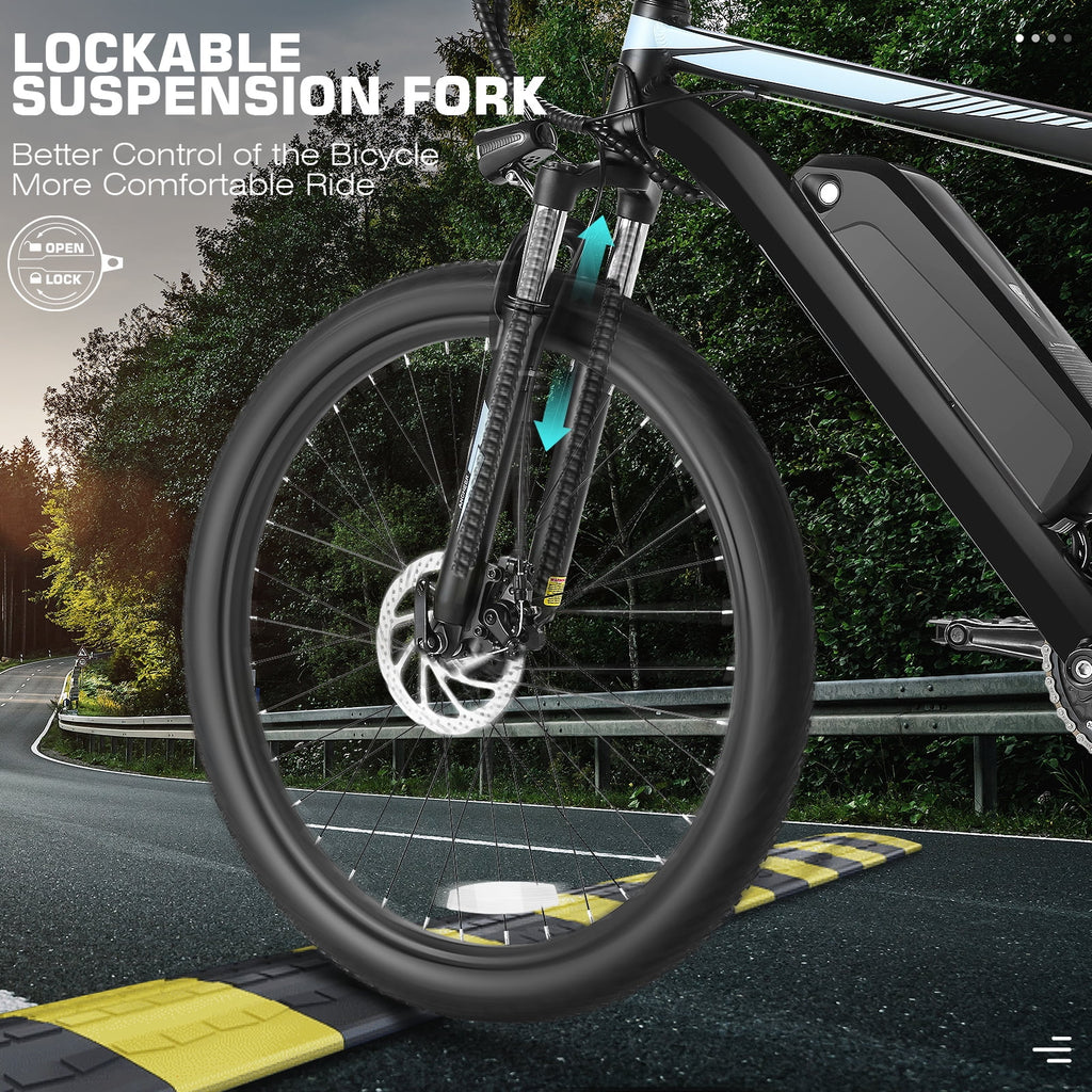 Electric Bike 26" x 2.1" 500W Mountain Bicycle 48V G63119