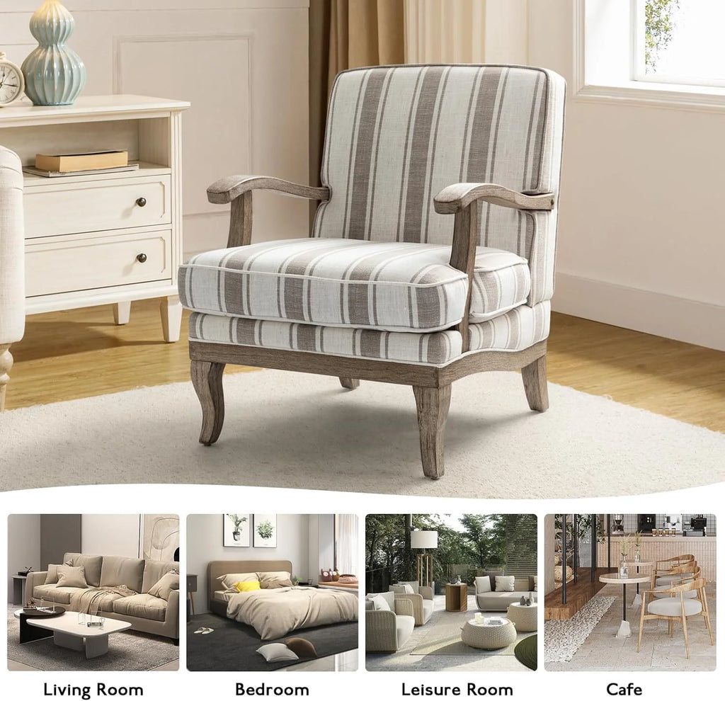 Upholstered Accent Chair Set Of 2 U23807