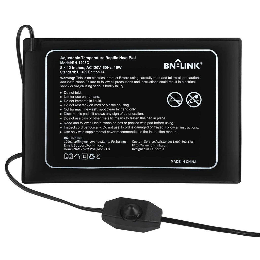 Reptile Heating Pad 8 X 12 with Adjust Knob H43368
