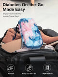 Portable Insulin Cooler Travel Case and 2 Gel Ice Packs X418807