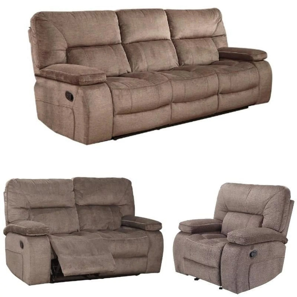 3-Piece Glider Recliner Loveseat and Sofa Set K18756